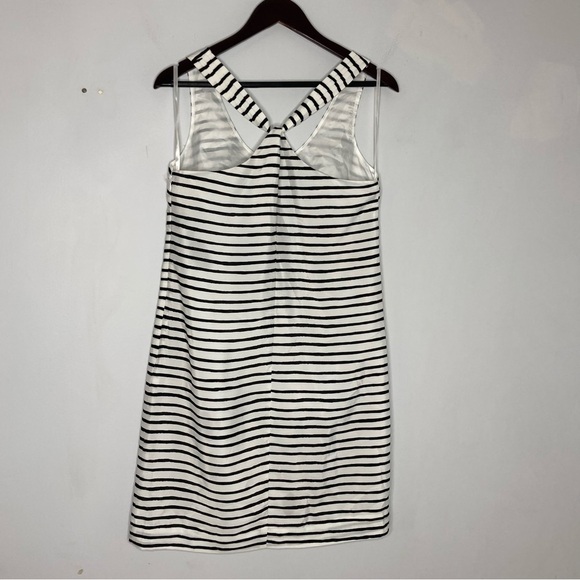 J. Crew Size 2 NEW! Y-Strap Twist Back Sleeveless Stripe Dress Sundress - Picture 6 of 10